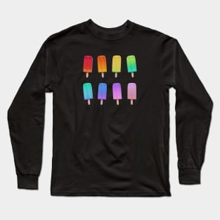 Rainbow Popsicles Long Sleeve T-Shirt